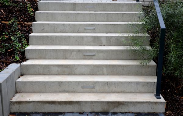 Poured Step Installation in Mount Vernon