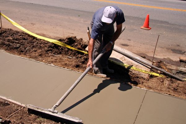 Sidewalk Cementing in Mount Vernon