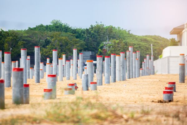 Concrete Pile Installation in Mount Vernon