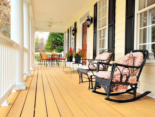 Front Porch Renovation in Mount Vernon