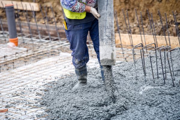 Cabin Foundation Pouring in Mount Vernon