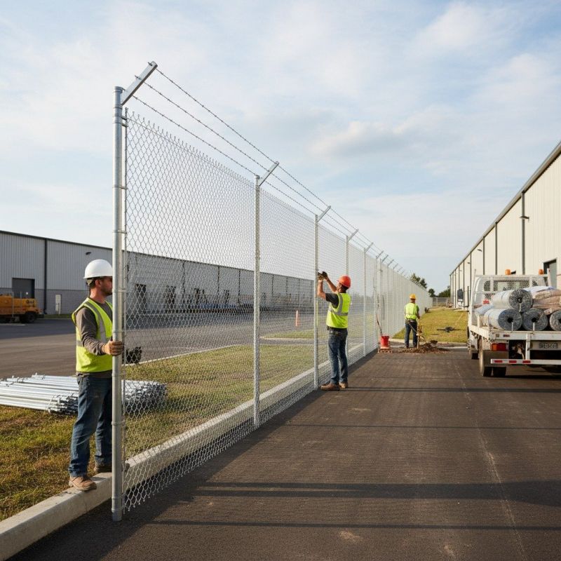 Concrete Fence Installation detail